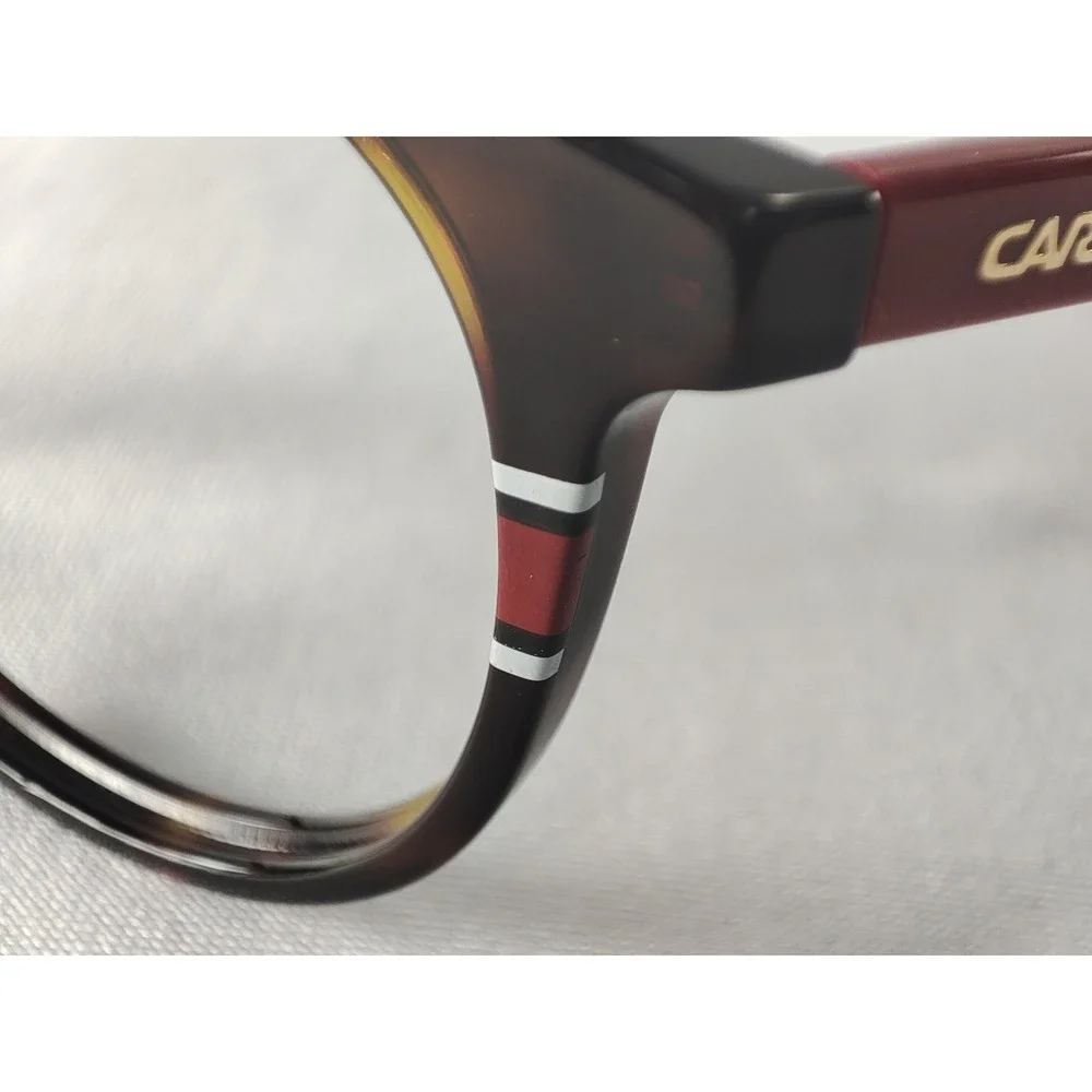 Carrera 170/V 086 Dark Havana Red Round Eyeglass‎ Frames 51-19-145 Unisex